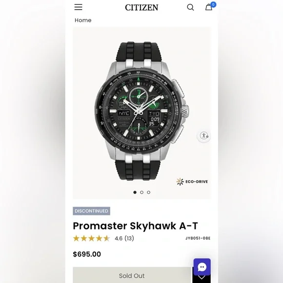 Citizen Promaster Skyhawk A-T Eco-Drive - Picture 3 of 5
